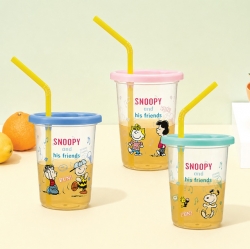 스누피 펀 프렌즈 스트로 텀블러 3P 세트 230ML