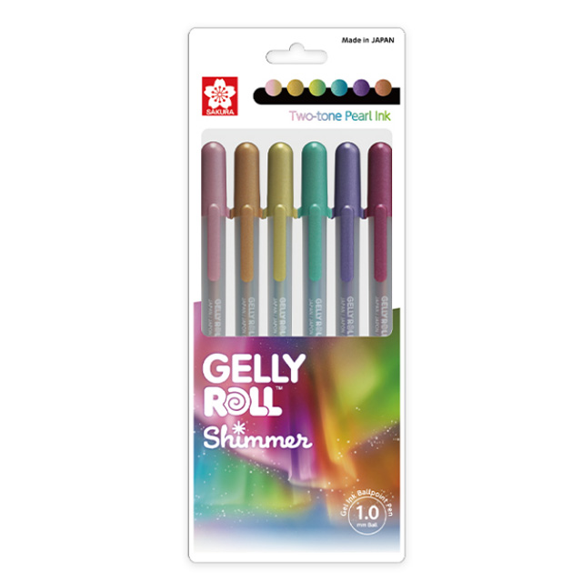 Gelly Roll 겔리롤 쉬머 1.0mm 6본입