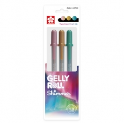 Gelly Roll 겔리롤 쉬머 0.6mm 3본입 A세트
