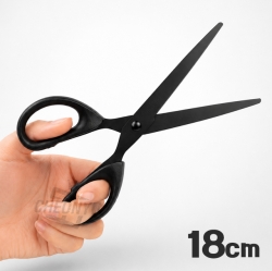 심플 베이직 그립 가위 18cm (랜덤)