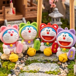 도라에몽 냥이 후드 피규어 키링
