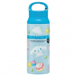 시나모롤 퍼피 벌룬 카라비너 핸들 스텐 보틀 600ml