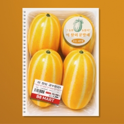 마트 스프링 수학 참외 노트 모눈 4분할 B5 