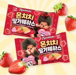몬치치 딸기웨하스 (14개 1세트)