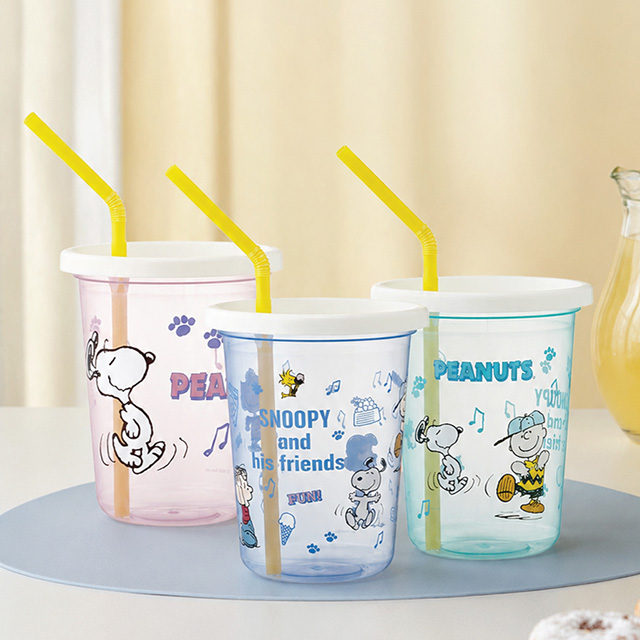스누피 펀프렌즈 스트로 텀블러 3P 세트 320ml