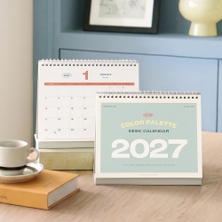2027 팔레트 데스크 캘린더 탁상달력 카렌다 책상 스케줄러