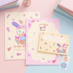 우사하나 편지지 세트