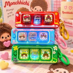 몬치치 3구 키보드 키캡 키링